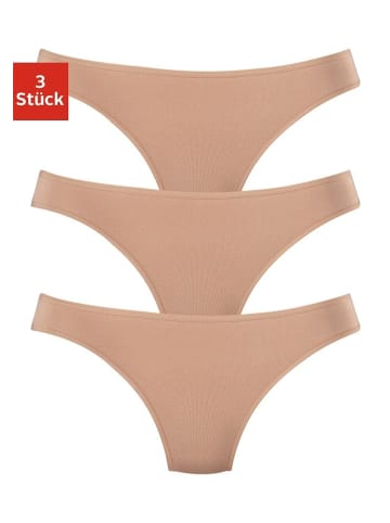 LASCANA String in beige