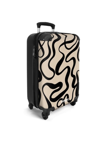NoBoringSuitCases Suitcase, Koffer, Reisekoffer Abstrakte Wellen