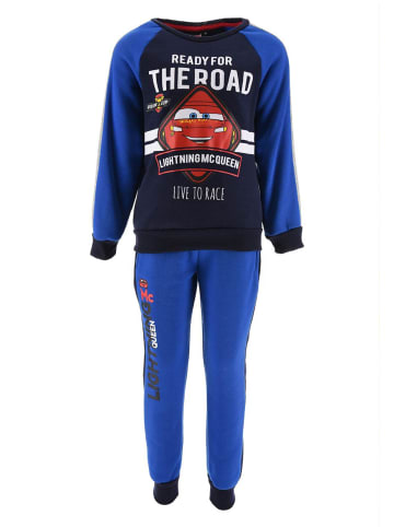 Disney Cars Lightning McQueen Trainingsanzug 2 tlg. Sweatshirt + Jogginghose in Blau