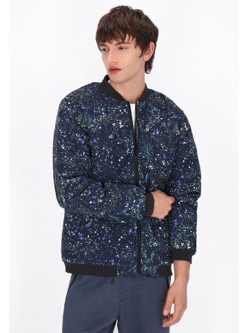 MO Men Jacket in navy multicolor