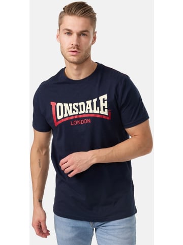 Lonsdale T-Shirt "Two Tone" in Blau
