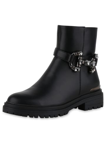 VAN HILL Biker Boots Seraphina in Schwarz