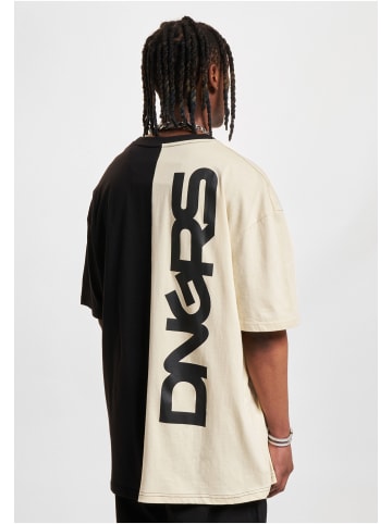 DNGRS Dangerous T-Shirt in black/beige