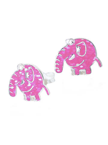 schmuck23 Silber-Ohrringe Elefant 0,7 cm x 0,8 cm