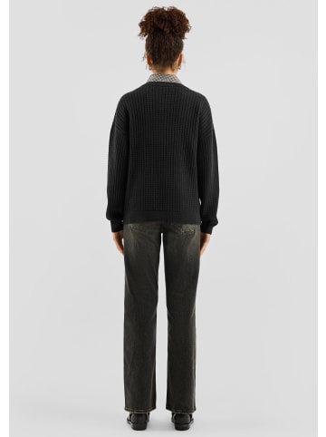 QS Strickpullover in 9999_schwarz