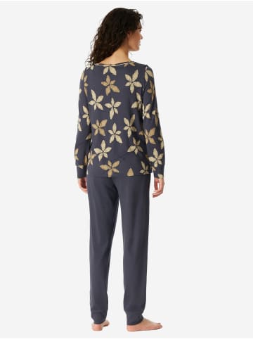 Schiesser Pyjama Comfort Nightwear in graphit