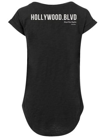 F4NT4STIC Long Cut T-Shirt PLUS SIZE  Hollywood boulevard in schwarz