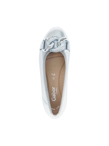 Gabor Comfort Ballerinas in Silber