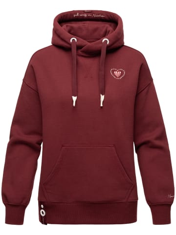 Navahoo Kapuzensweatshirt Goldfee in Bordeaux