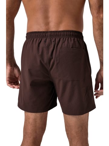 JP1880 Badehose in dunkelbraun
