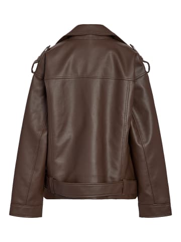Noisy may Kunstlederjacke in Demitasse1