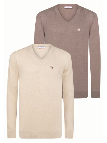 Felix Hardy Pullover in Beige-Braun