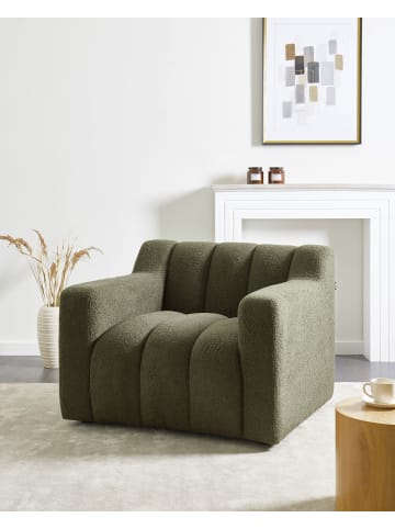 Beliani Sessel AGERUP in Grün - (W) 97 x (H) 73 x (L) 87 cm