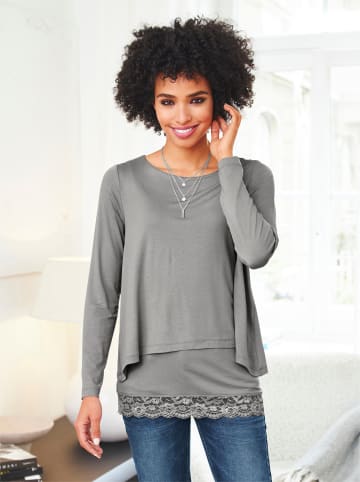 Heine Langarmshirt in grau