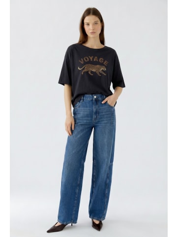 Oui T-Shirt in washed out black