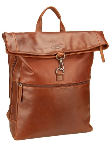 Greenburry Rucksack Waxy Vintage Laptoprucksack in Tobacco Nut