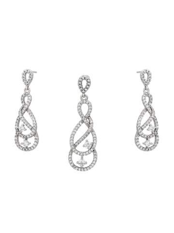 NAEMI Women Jewelry Set in Silver