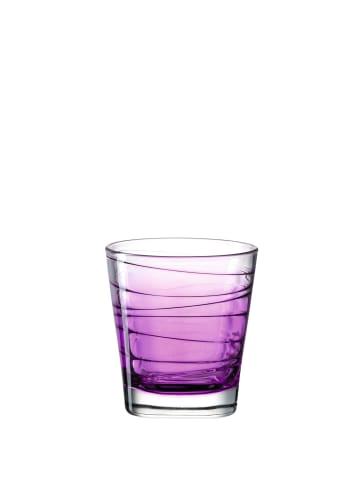 LEONARDO Trinkglas VARIO STRUTTURA 6er-Set 250 ml violett