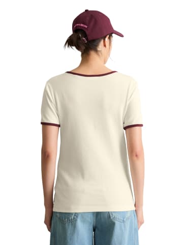 Marc O'Polo DENIM T-Shirt mit Struktur slim in Offwhite