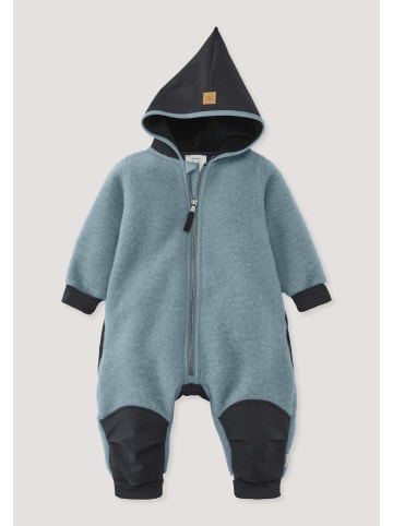 Hessnatur Wollfleece Overall in gletscherblau