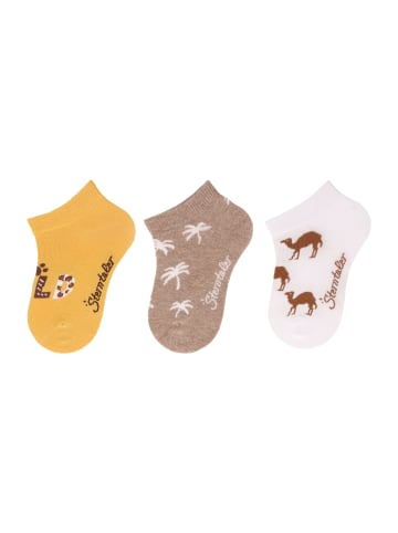 Sterntaler Sneaker-Socken 3er Wild in gelb