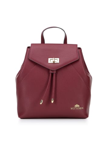 Wittchen Backpack Elegance Collection (H) 26 x (B) 25 x (T) 11 cm in Dark red