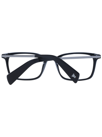 Yohji Yamamoto Unisex Optische Fassungen Rechtwinklig Schwarz