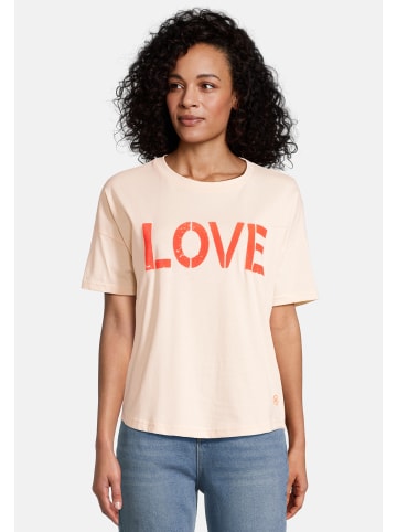 Salzhaut Shirt IDSKE in Beige-Neon Mandarin