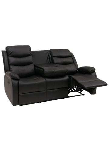 MCW 3er Kinosessel O62, Schwarz