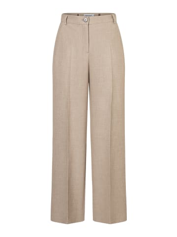 More & More fein strukturierte Marlenehose in taupe melange