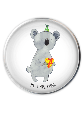 Mr. & Mrs. Panda Waschbecken Stöpsel Koala Geschenk ohne Spruch in Weiß