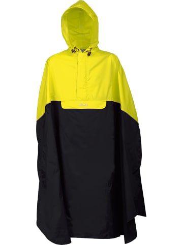 PRO-X elements Rad-Poncho "TRENTO" in Neongelb/Charcoal