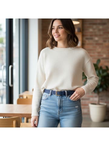 FRONHOFER schmaler Damengürtel in Dunkelbraun