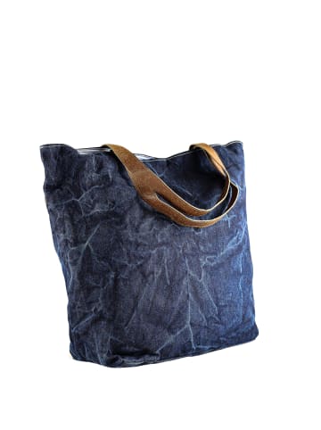 collezione alessandro Schultertasche " Jeans Stern " in blau