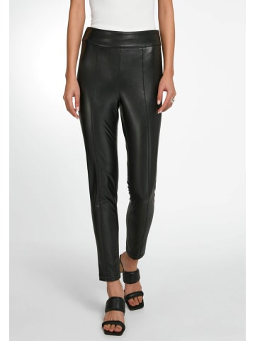 Basler Lederimitathose Trousers in BLACK