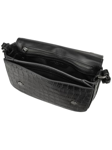 LIEBESKIND BERLIN Umhängetasche Ezra New Croco in Black
