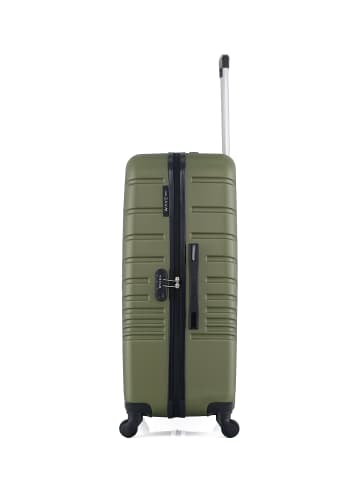 WAVE PARIS Großer Hartschalenkoffer TIGRE in Khaki (95L)