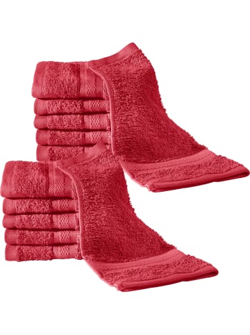 REDBEST Frottier Seiftuch 12er-Pack Chicago in rot