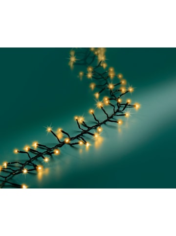 LUMINEO Lichterkette EXCELLENT TWINKLE 960 LED 15 m, schwarzes Kabel in klassisch warm