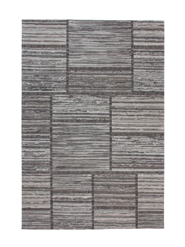 Kayoom Wohnzimmer Teppich – Kurzflorteppich Phoenix 112 in natur - grau - rechteckig