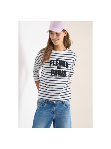 Cecil Langarmshirt in universal blue