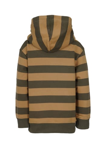 Band of Rascals Kapuzenpullover " Striped " in olive-caramel