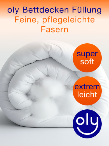 oly HOTEL Hotelbettdecke ''LEICHT'' in Weiß