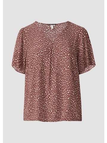 QS Bluse in 44A0_hellbraun