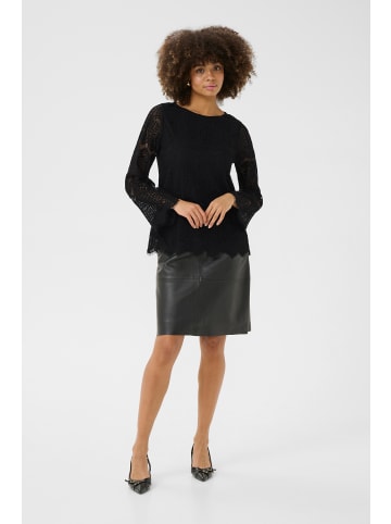 CULTURE Langarm-Bluse CUcroba Regular fit in Black