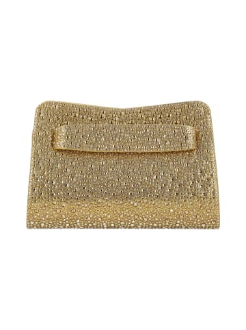 faina Women Clutch in Gold