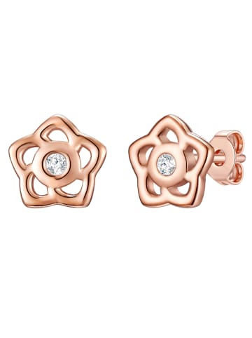 Rafaela Donata Ohrstecker Sterling Silber roségold Zirkonia weiß in roségold