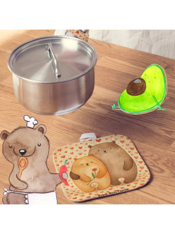 Mr. & Mrs. Panda Topfuntersetzer Bären Liebe Design ohne Spruch in Weiß