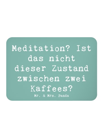 Mr. & Mrs. Panda magnet Spruch Innere Ruhe Kaffee mit Spruch in Meeresbrise