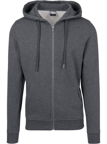 Urban Classics Zip-Kapuzenpullover in charcoal